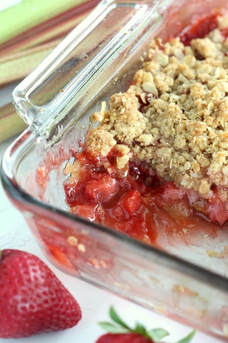 Strawberry Rhubarb Crisp