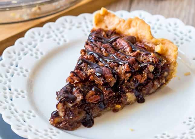 Dark Chocolate Pecan Pie
