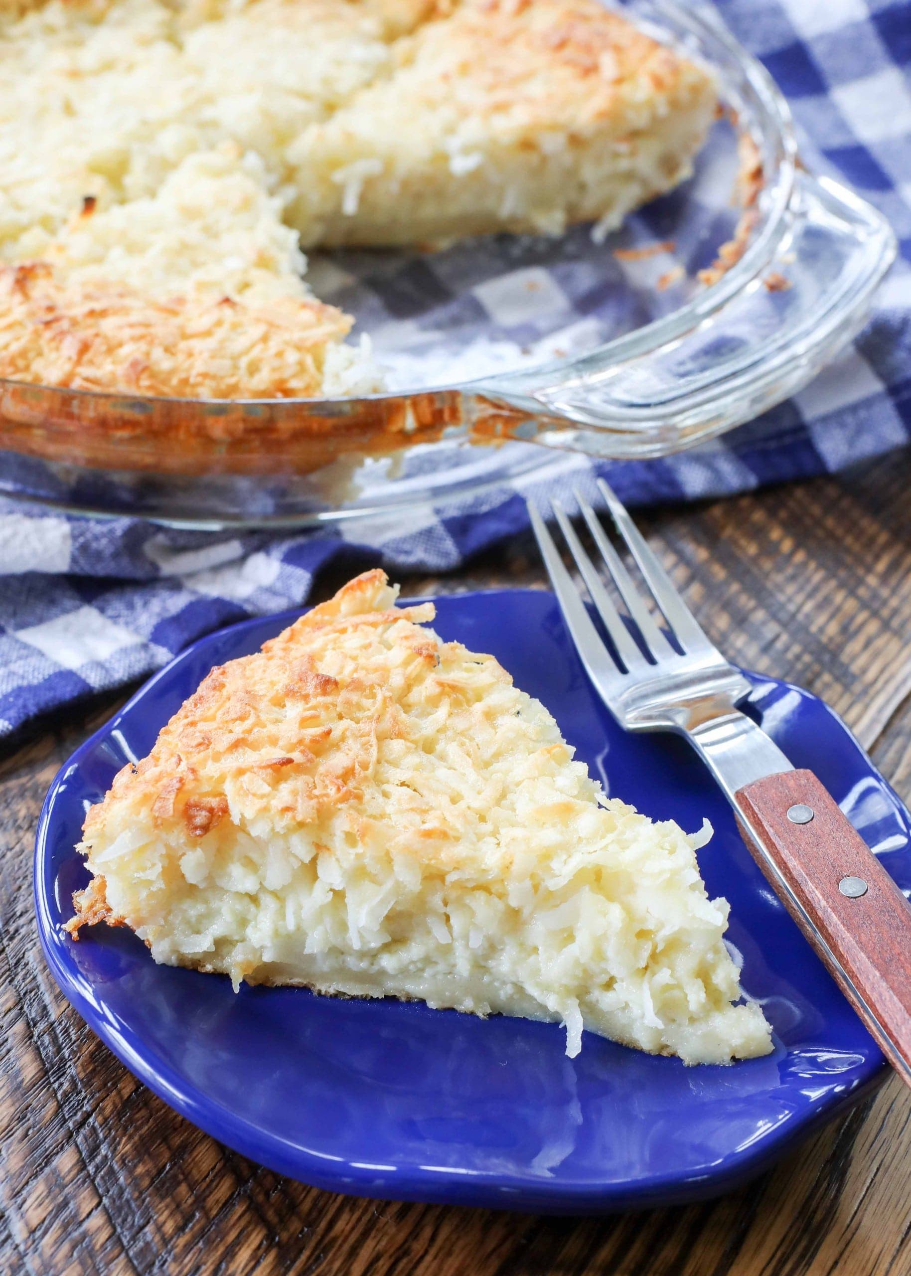 Crustless Coconut Pie