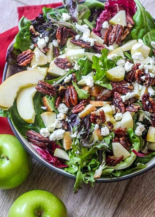 Apple, Pecan & Feta Salad