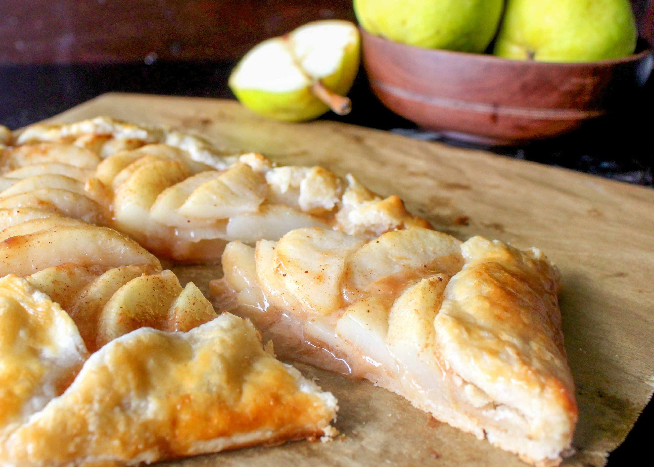 Caramel Pear Tart