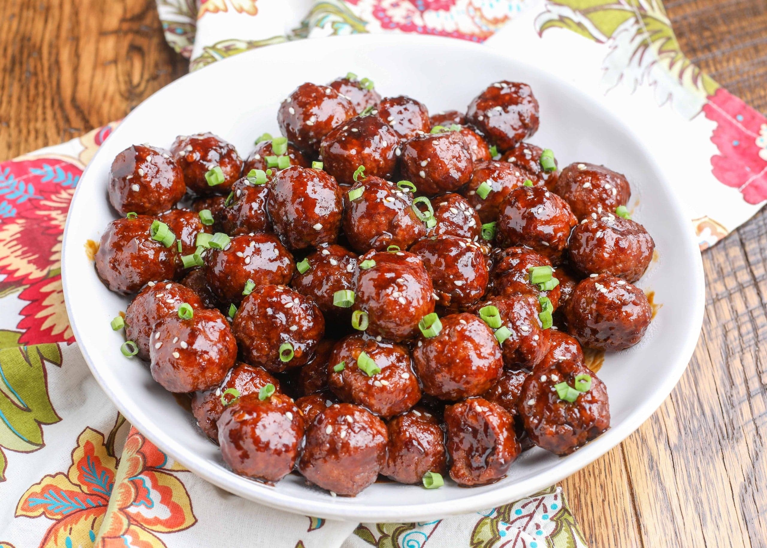 Sticky Asian Meatballs