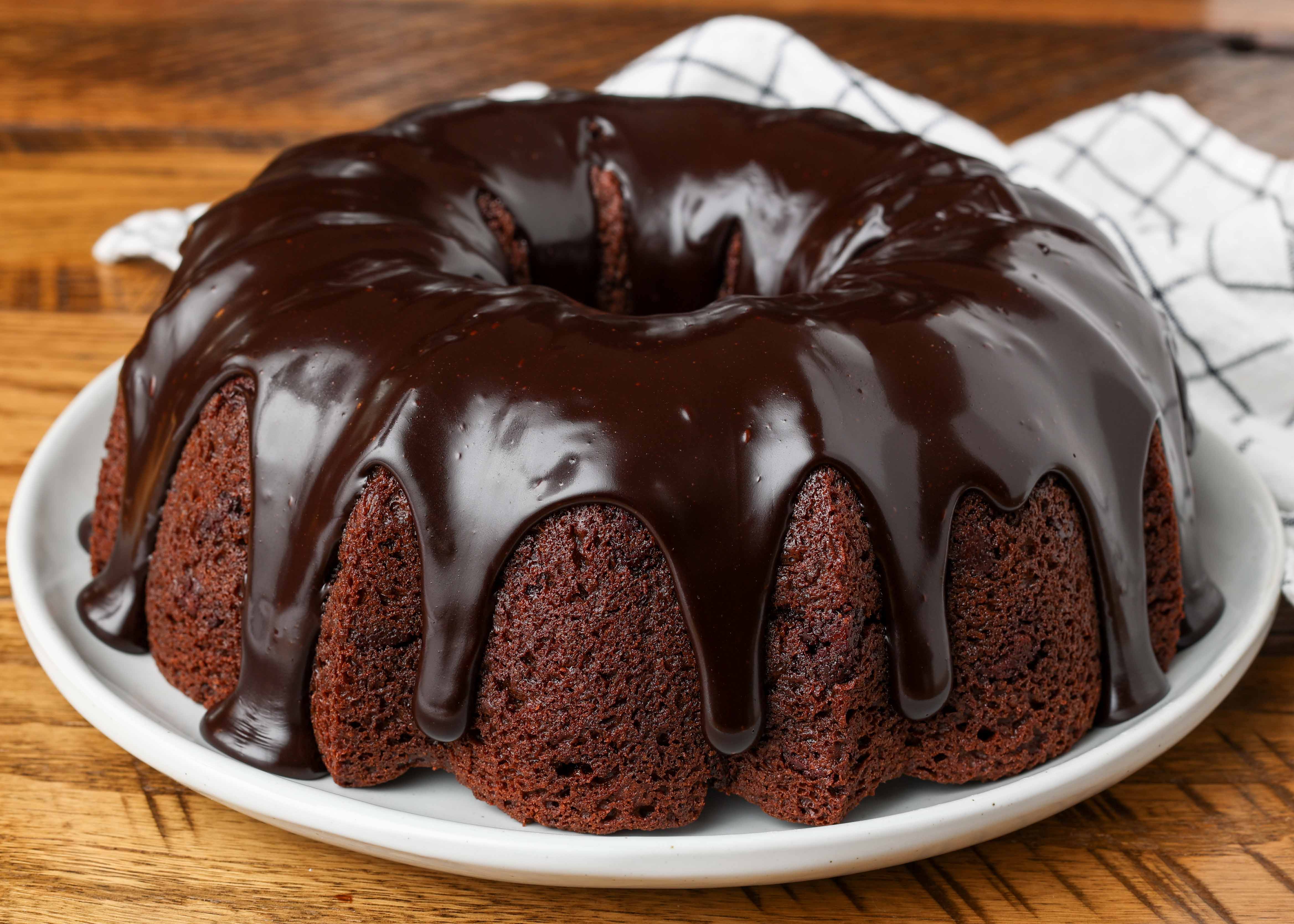 Triple Chocolate Bundt Cake