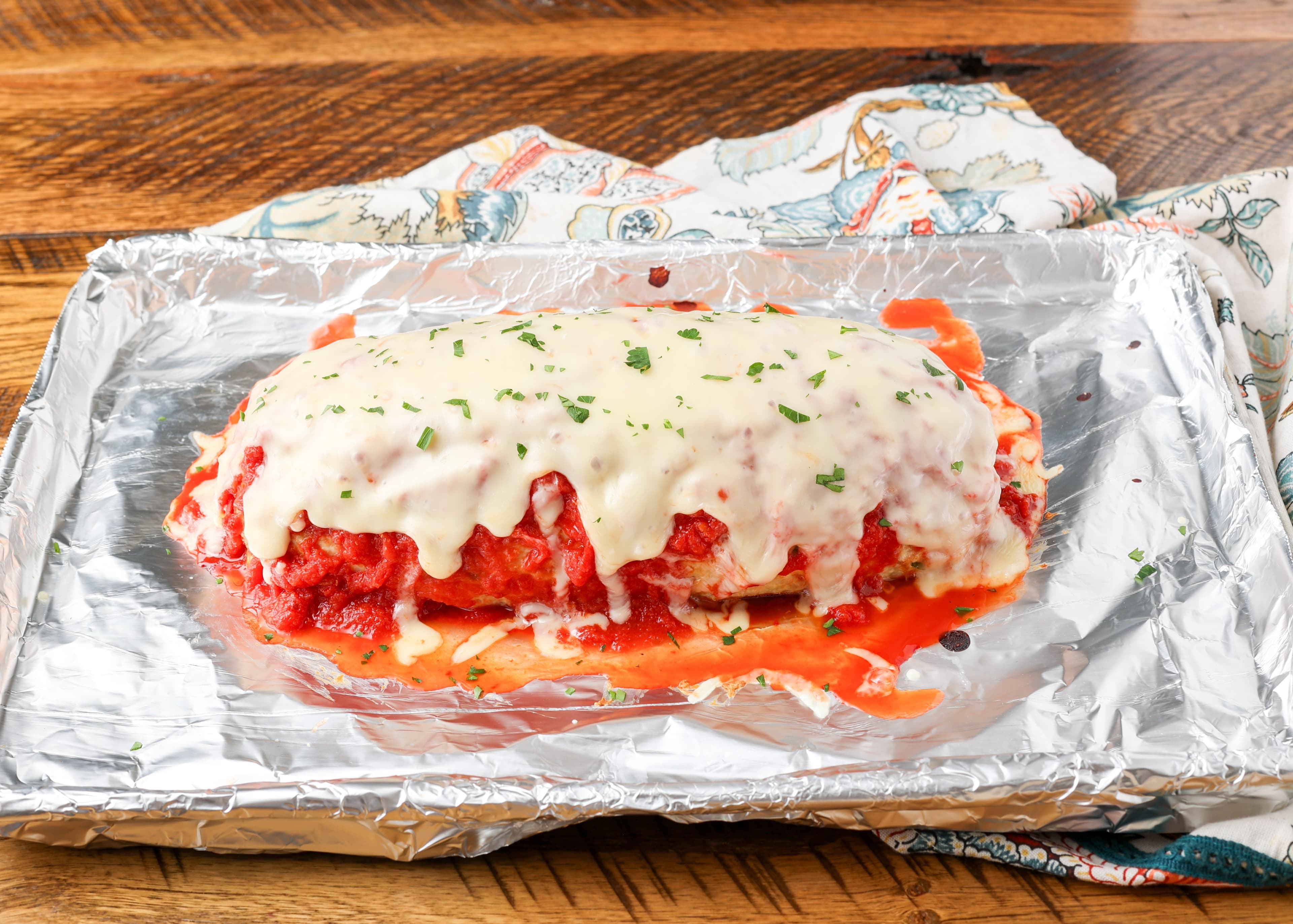 Chicken Parmesan Meatloaf