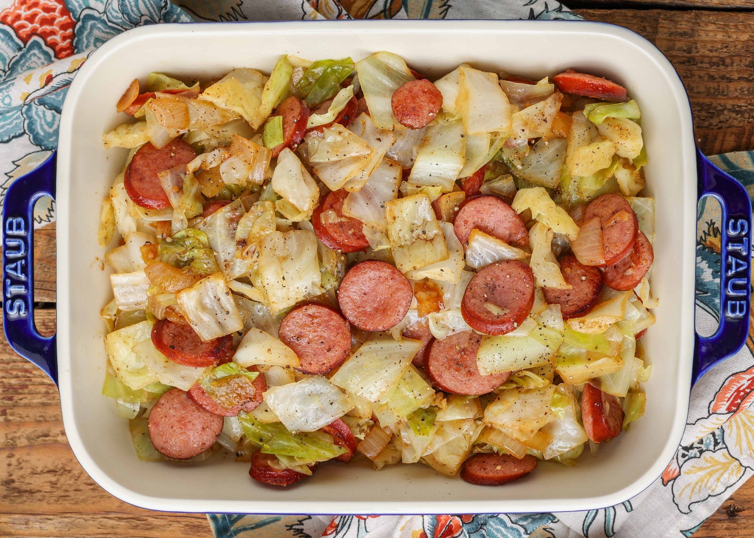 Sausage Cabbage Stir Fry