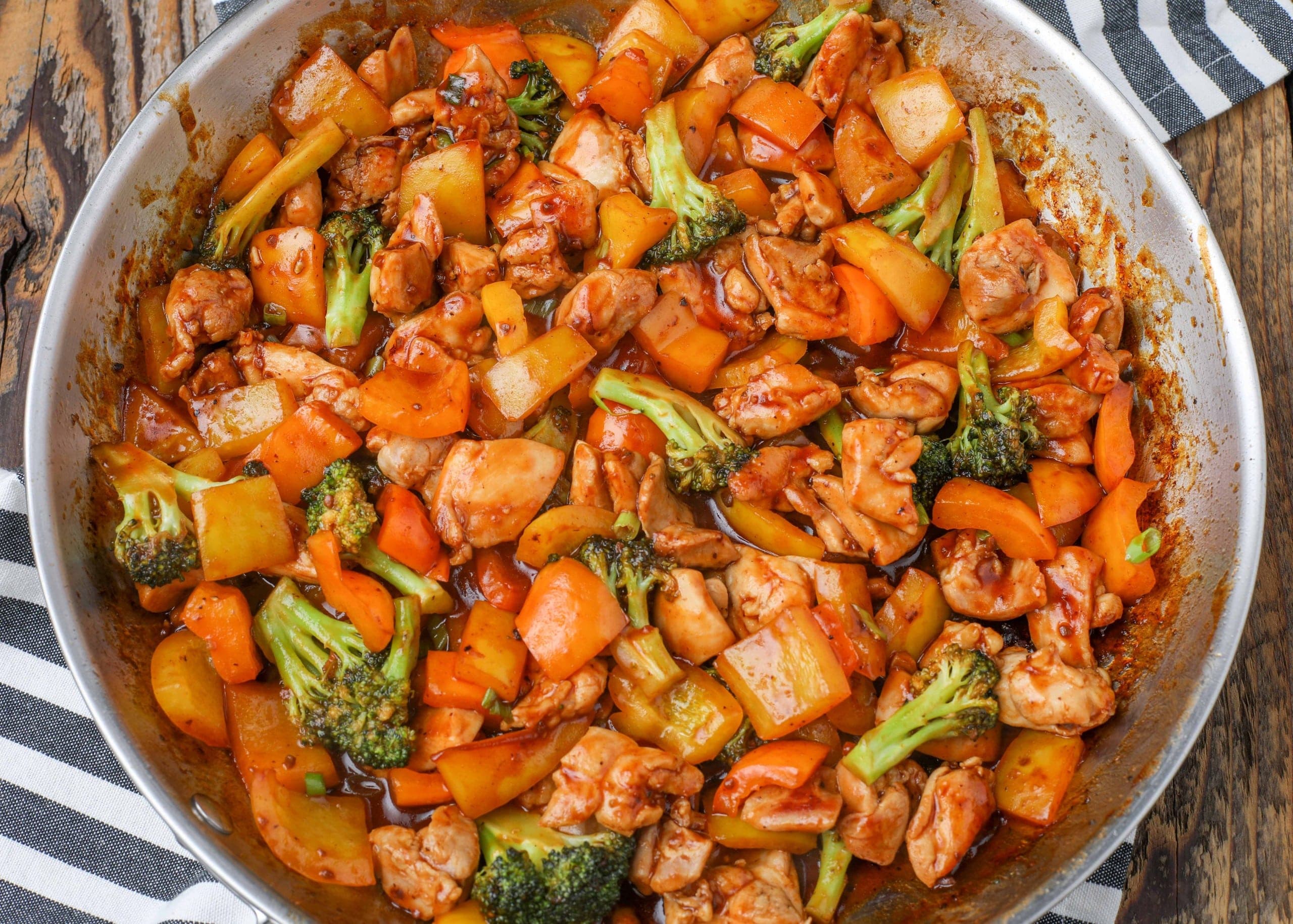 BBQ Chicken Stir Fry