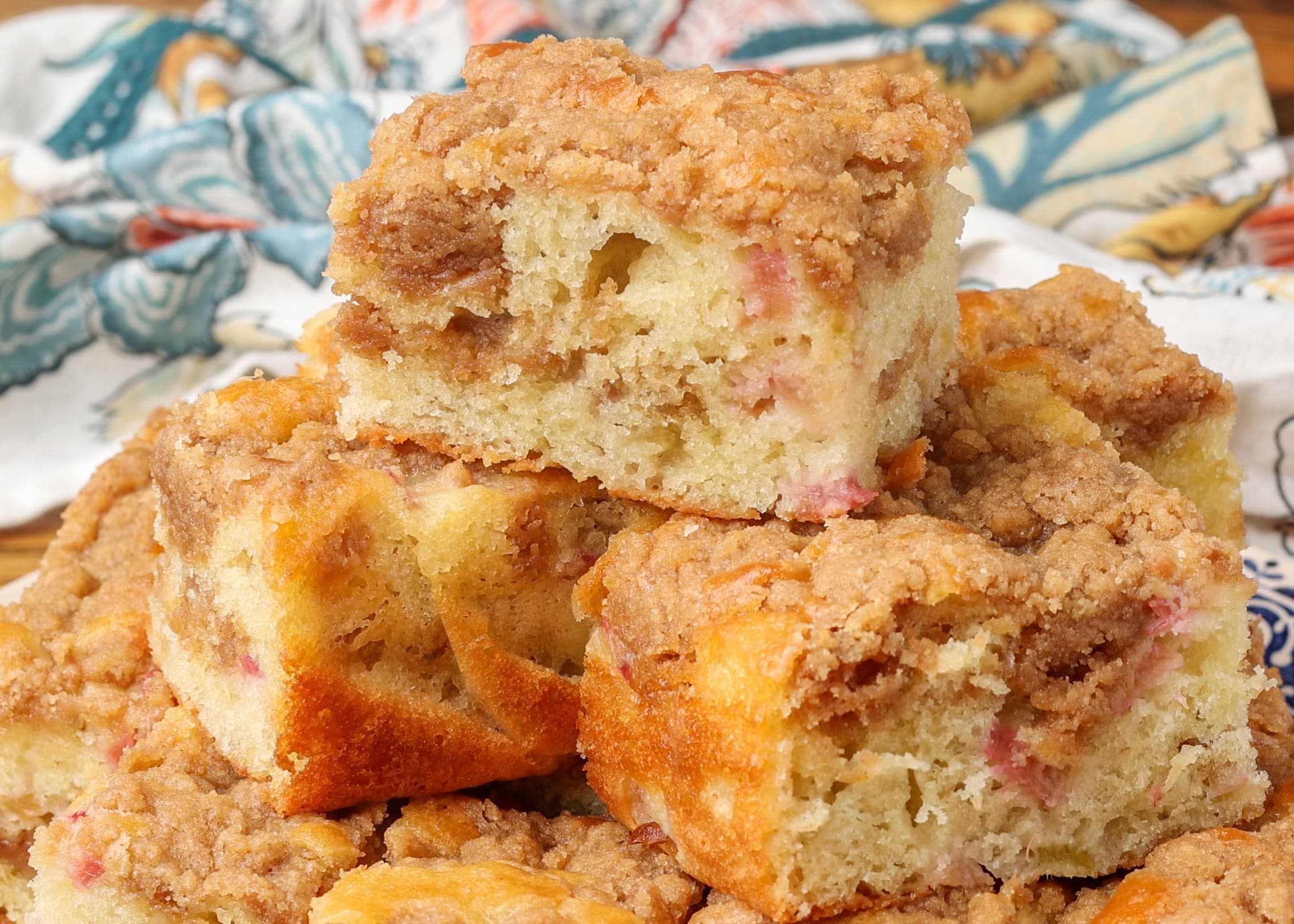 Rhubarb Coffee Cake