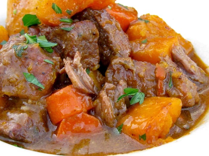 Butternut Squash Beef Stew