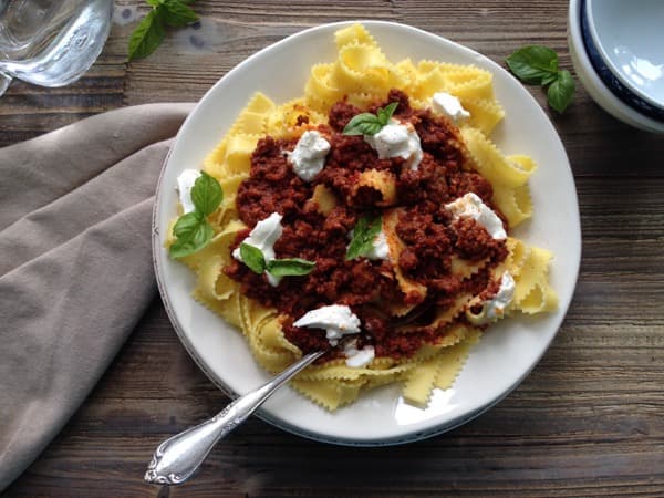 Pappardelle Ragu Alla Bolognese Sauce Recipe