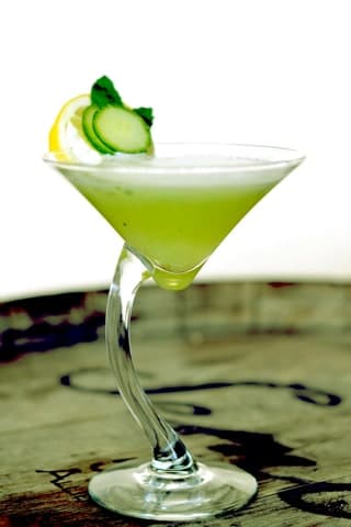 Refreshing Cucumber Mint Martini