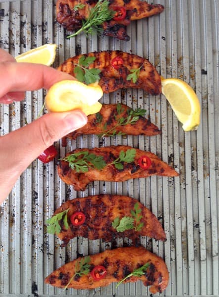 Apricot Glazed Chicken Recipe + iPinium Grill Plate Giveaway