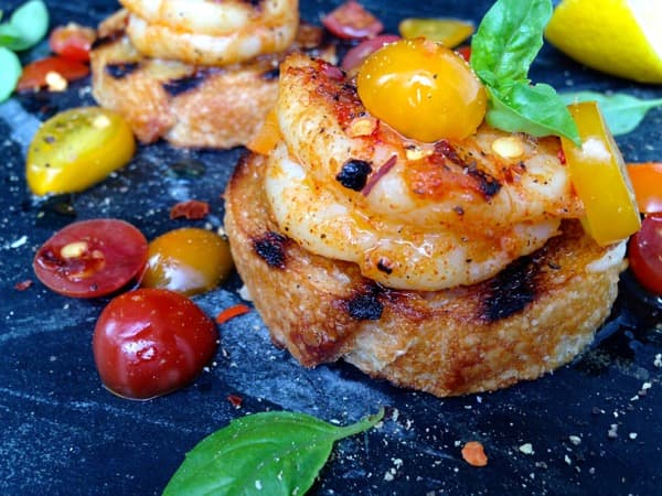 Shrimp Bruschetta & Crostini Recipe