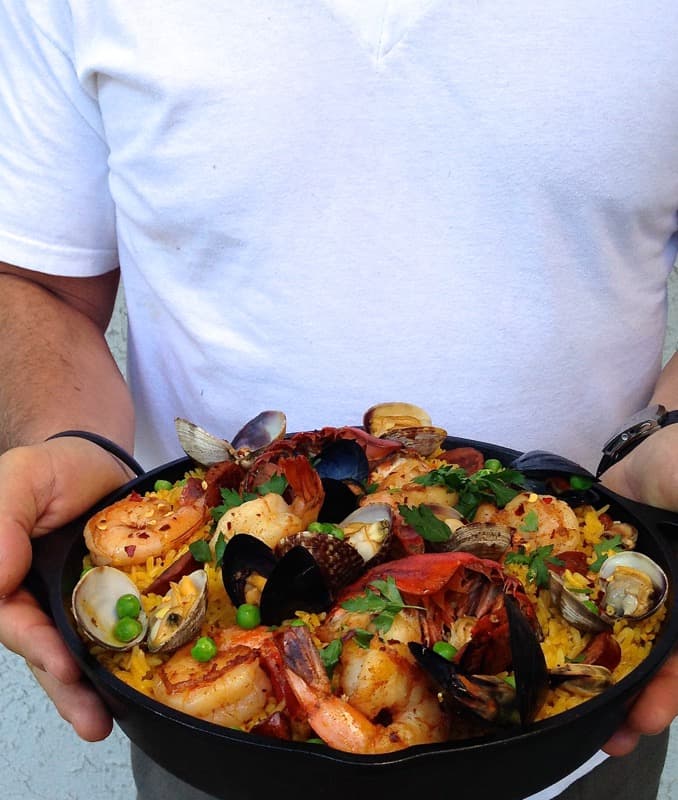 Spanish Seafood Paella Recipe