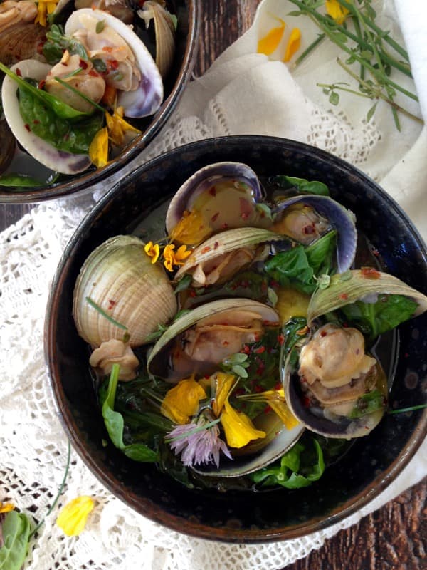 Spinach Clam Soup Recipe ( Healthy )