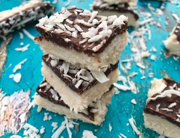 Chocolate Covered Coconut Bars Recipe