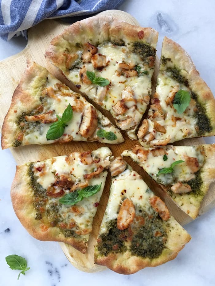 Chicken Pesto Pizza Recipe
