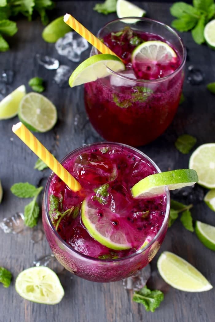 Dragon Fruit Juice Mojito Recipe