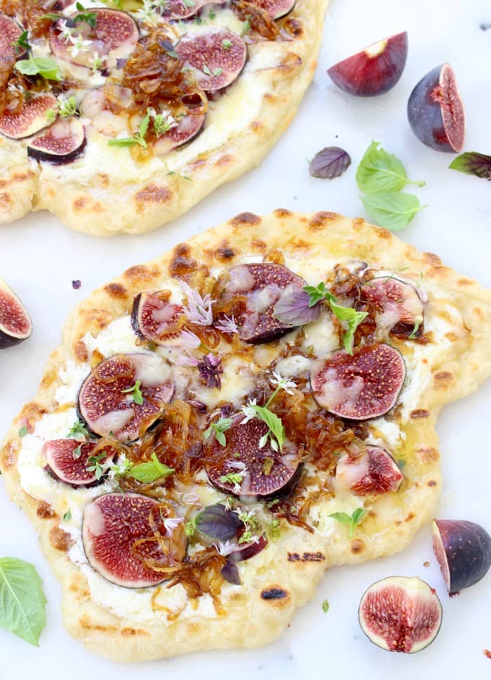 Grilled Fig and Goat Cheese Pizza Recipe