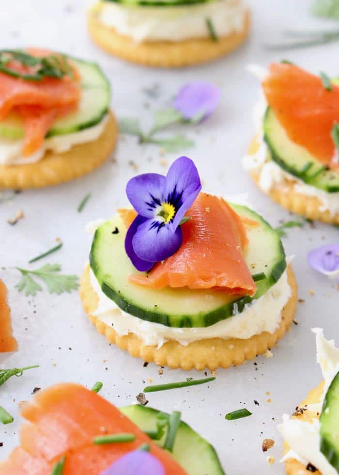 Cucumber Salmon Appetizers