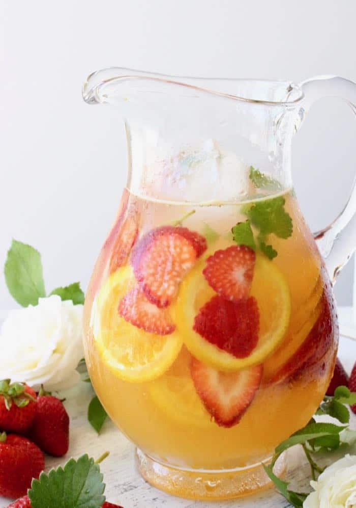 Strawberry White Wine Sangria Recipe