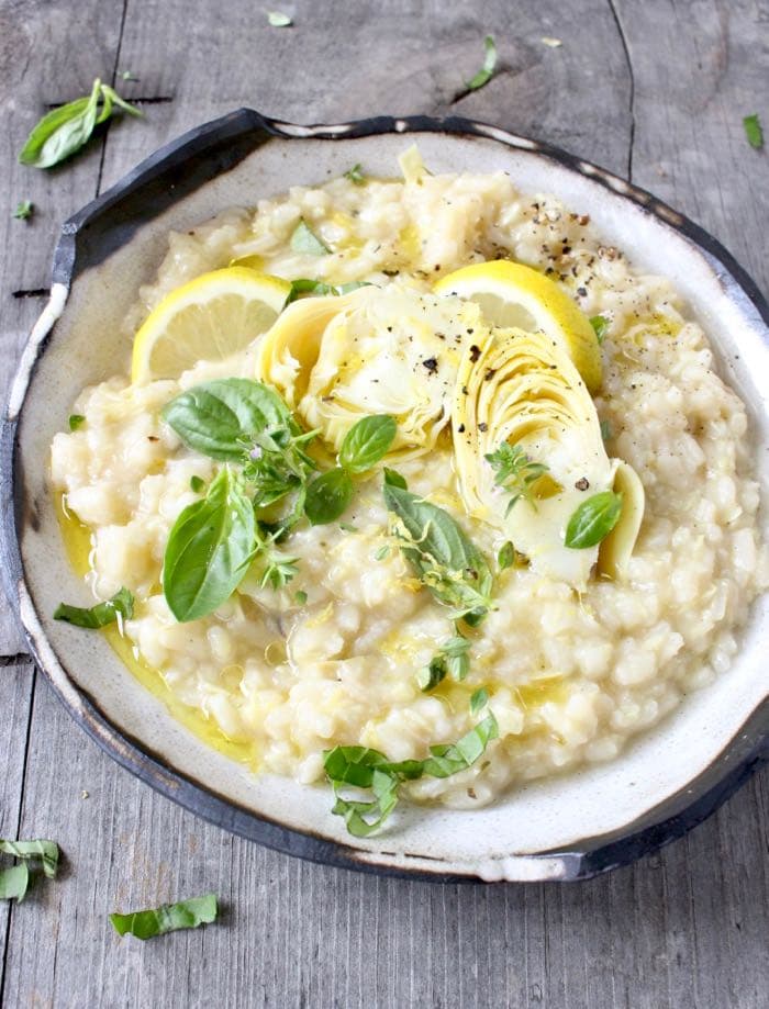 Artichoke Lemon Risotto Recipe