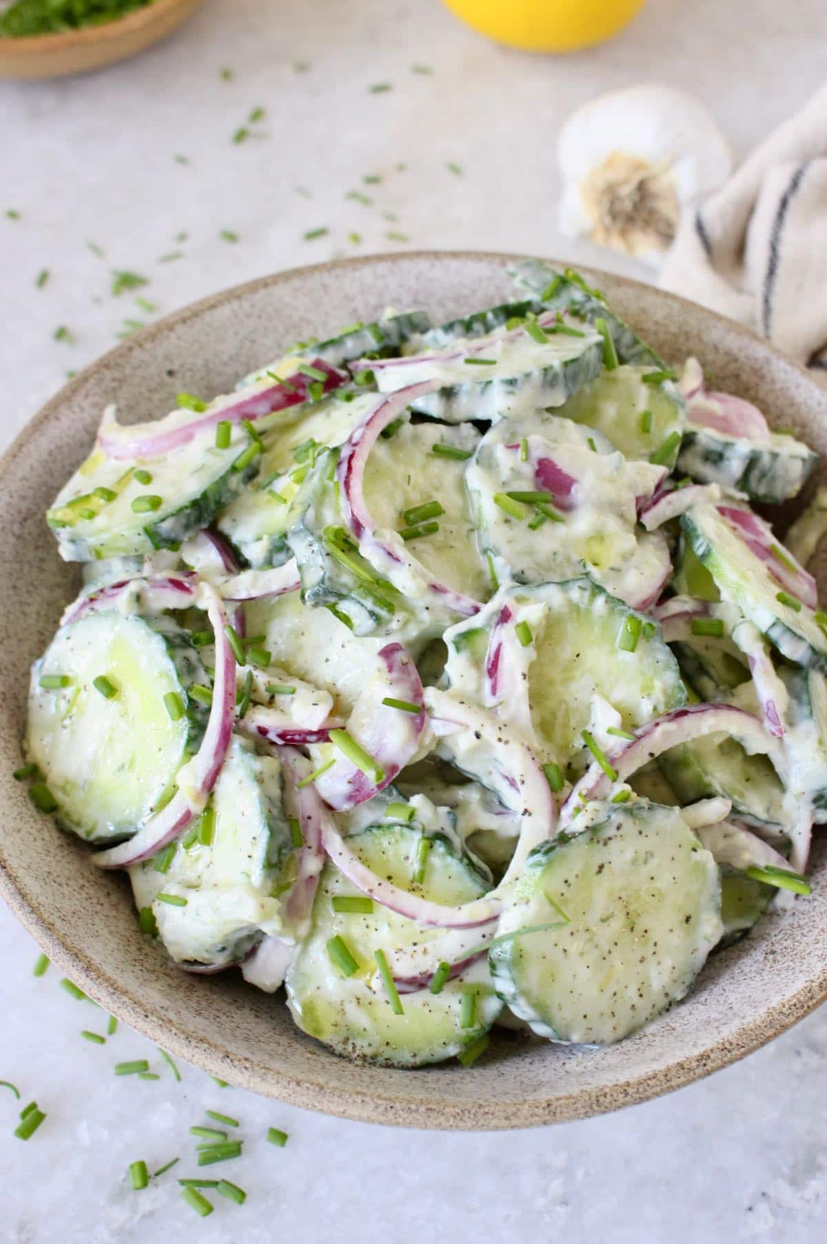 Creamy Cucumber Yogurt Salad