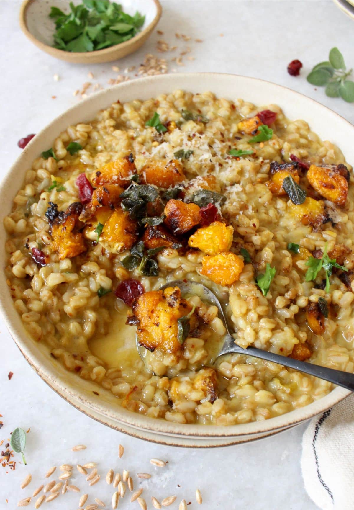 Farrotto Butternut Squash Farro Risotto