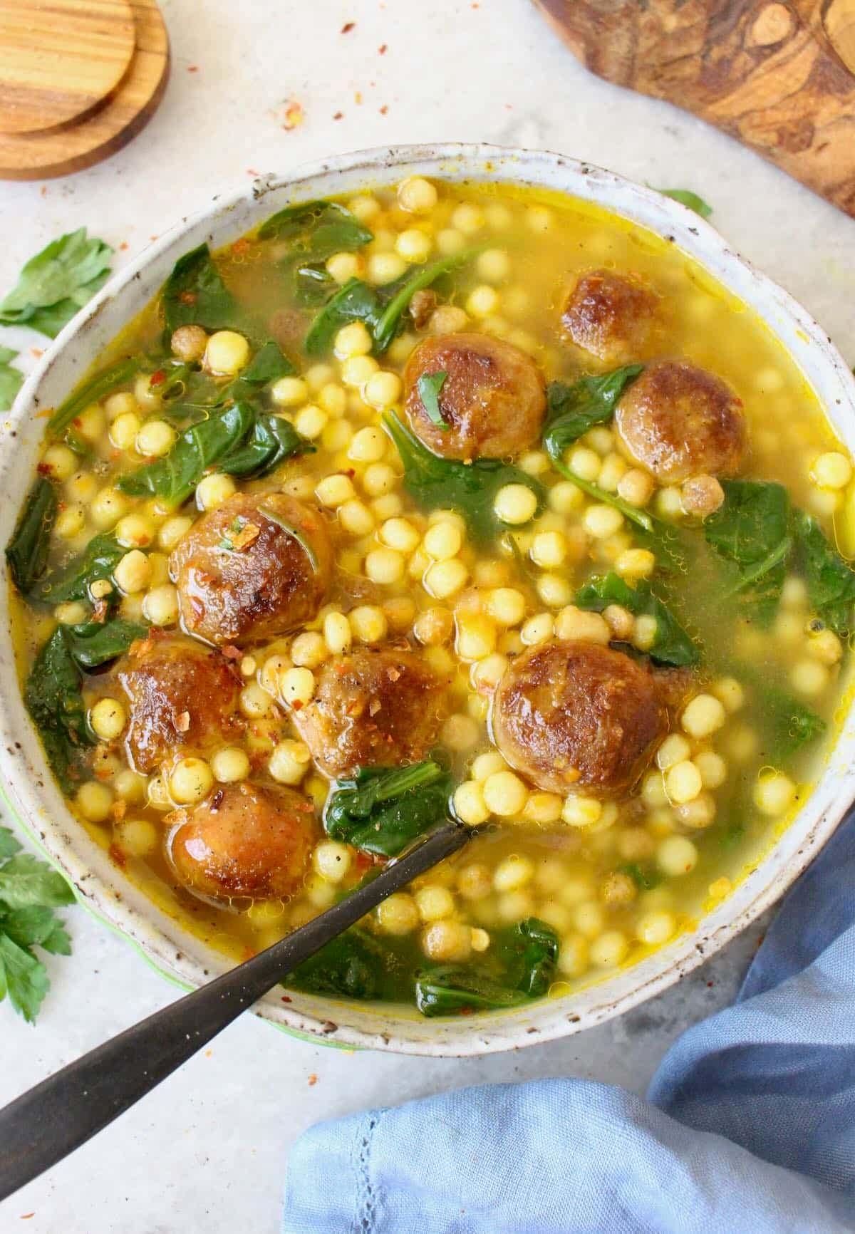 Vegan Italian Wedding Soup