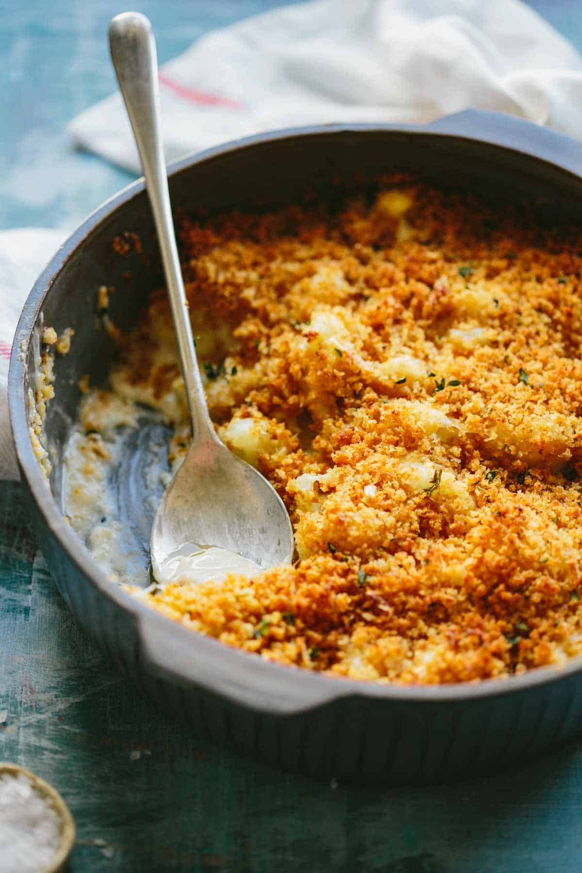 Easy Baked Cauliflower Gratin