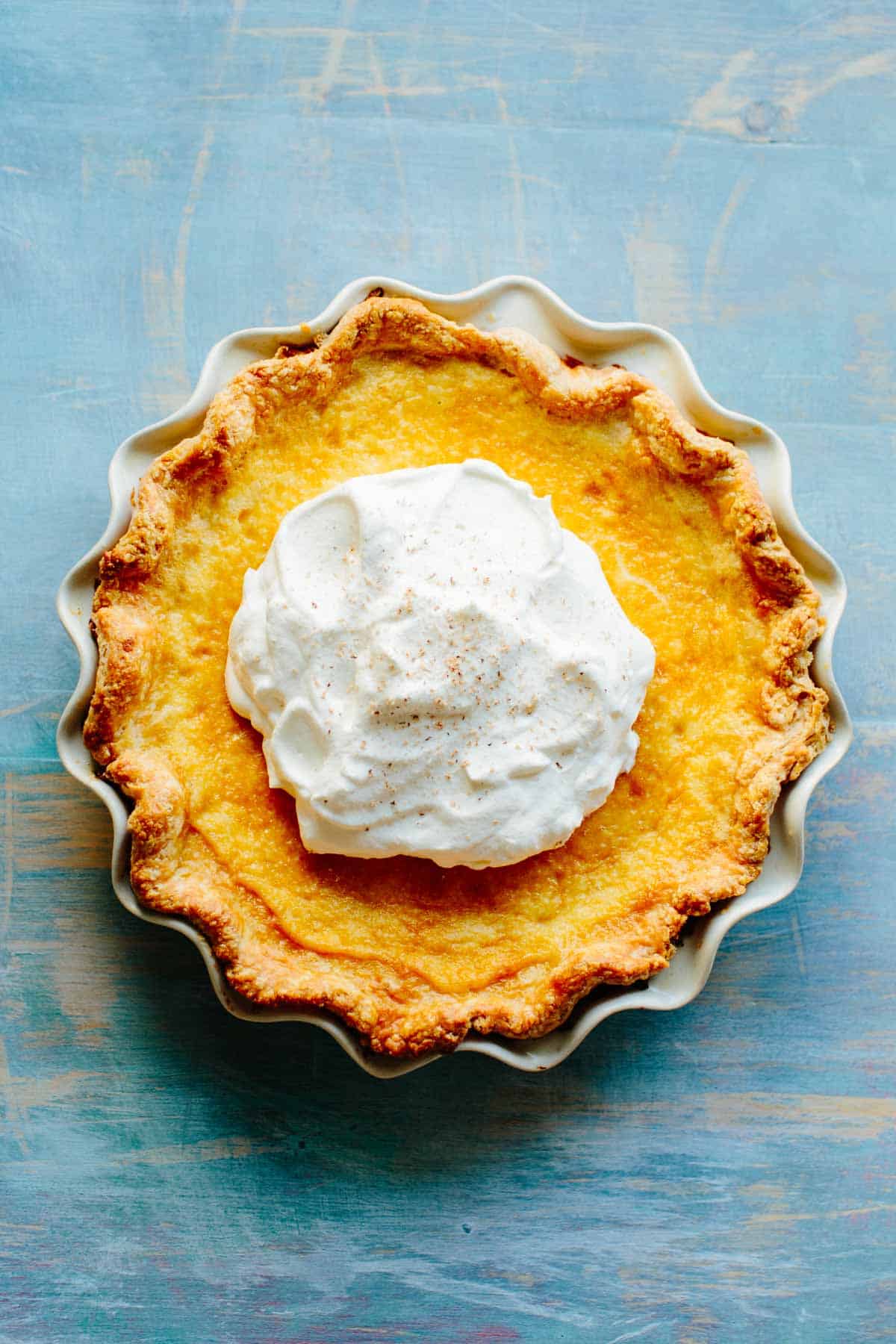 Grandma's Old Fashioned Custard Pie
