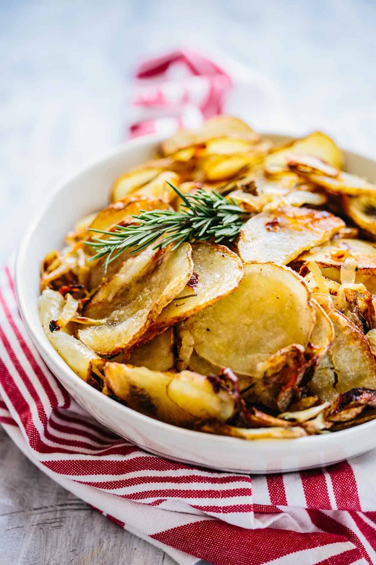 Crispy Roasted Potatoes and Onions