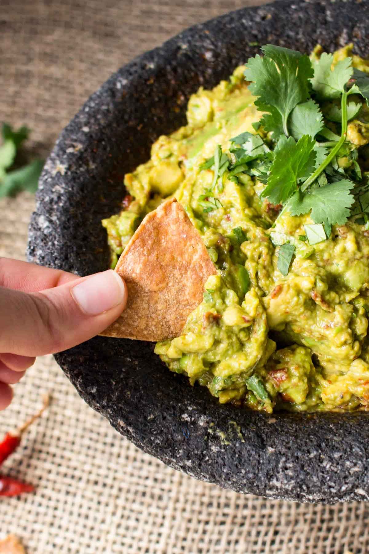 Guacamole with Chipotle Peppers