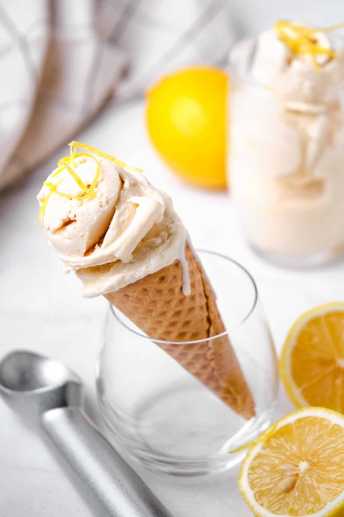 Homemade Lemon Ice Cream Recipe