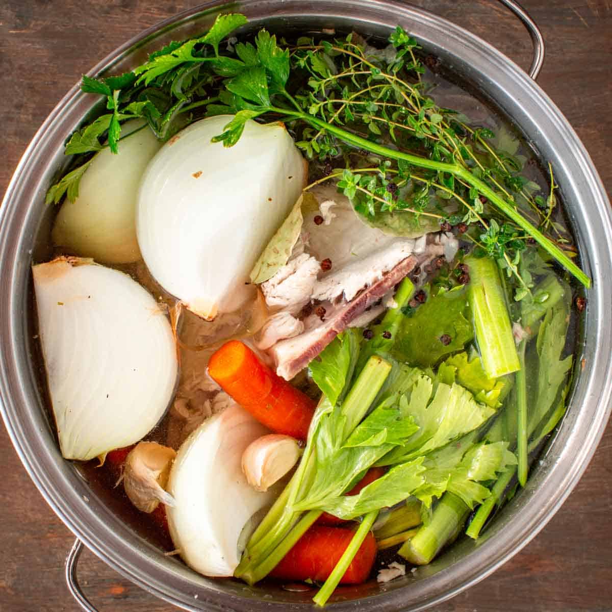 Homemade Turkey Stock Recipe