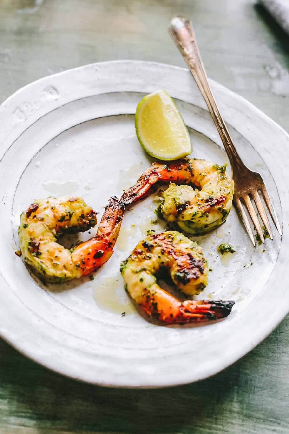 Citrus Herb Marinated Grilled Shrimp