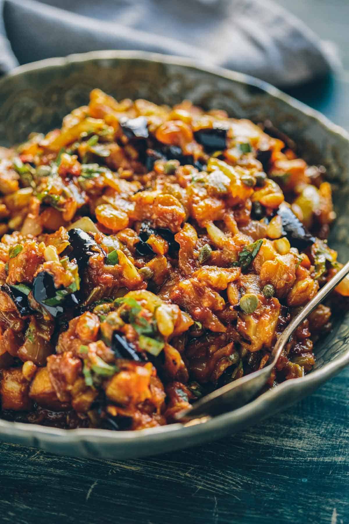 The Best Sicilian Eggplant Caponata