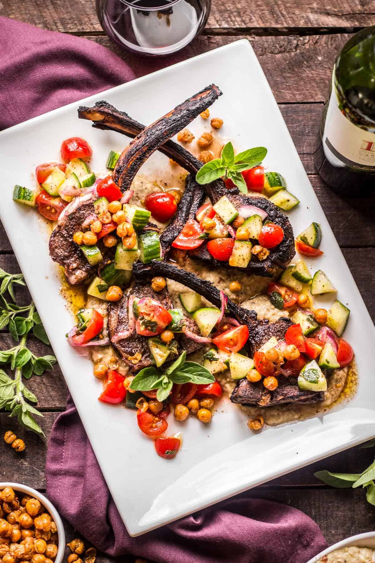 Grilled Marinated Lamb Chops