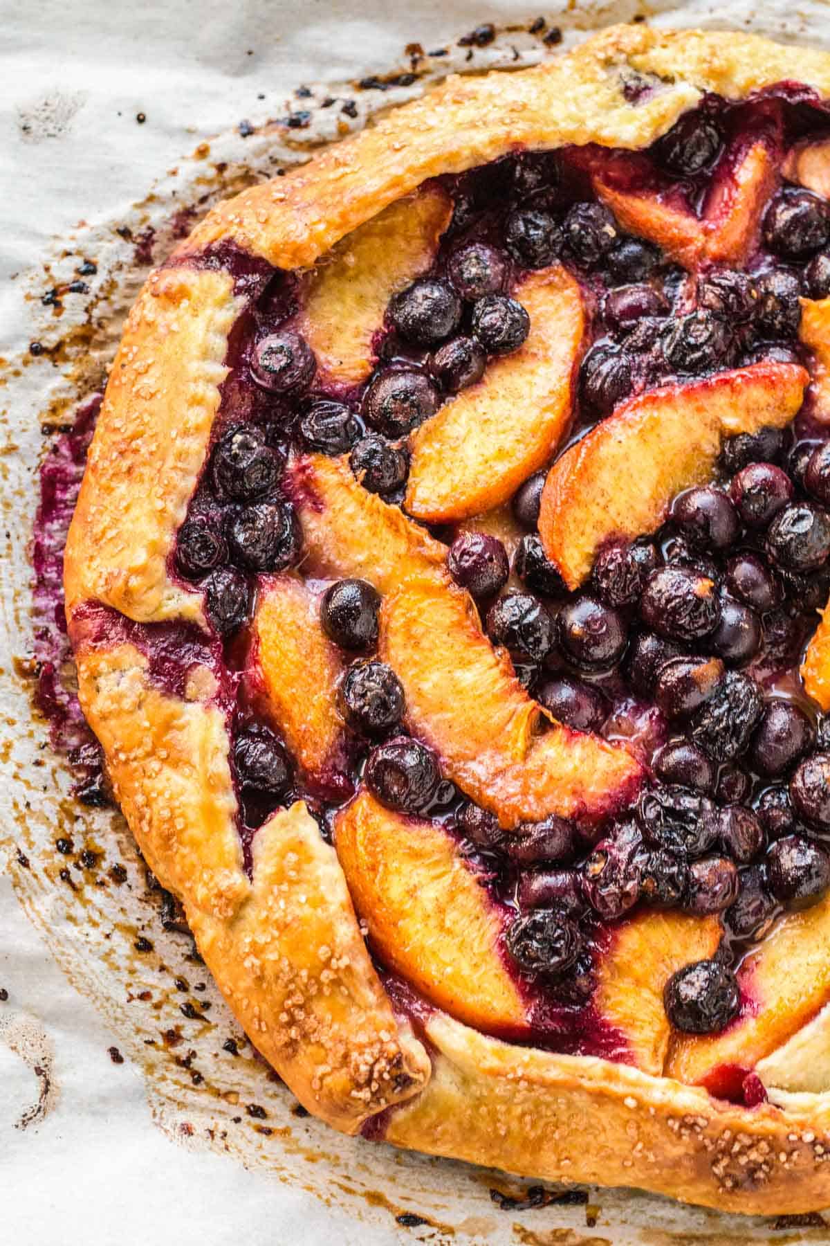 Blueberry Peach Crostata Recipe