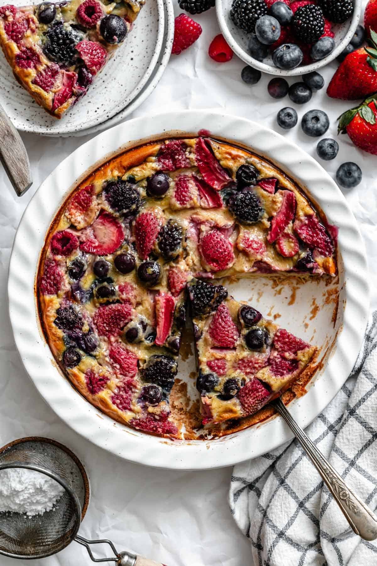 Mixed Berry Clafoutis Recipe