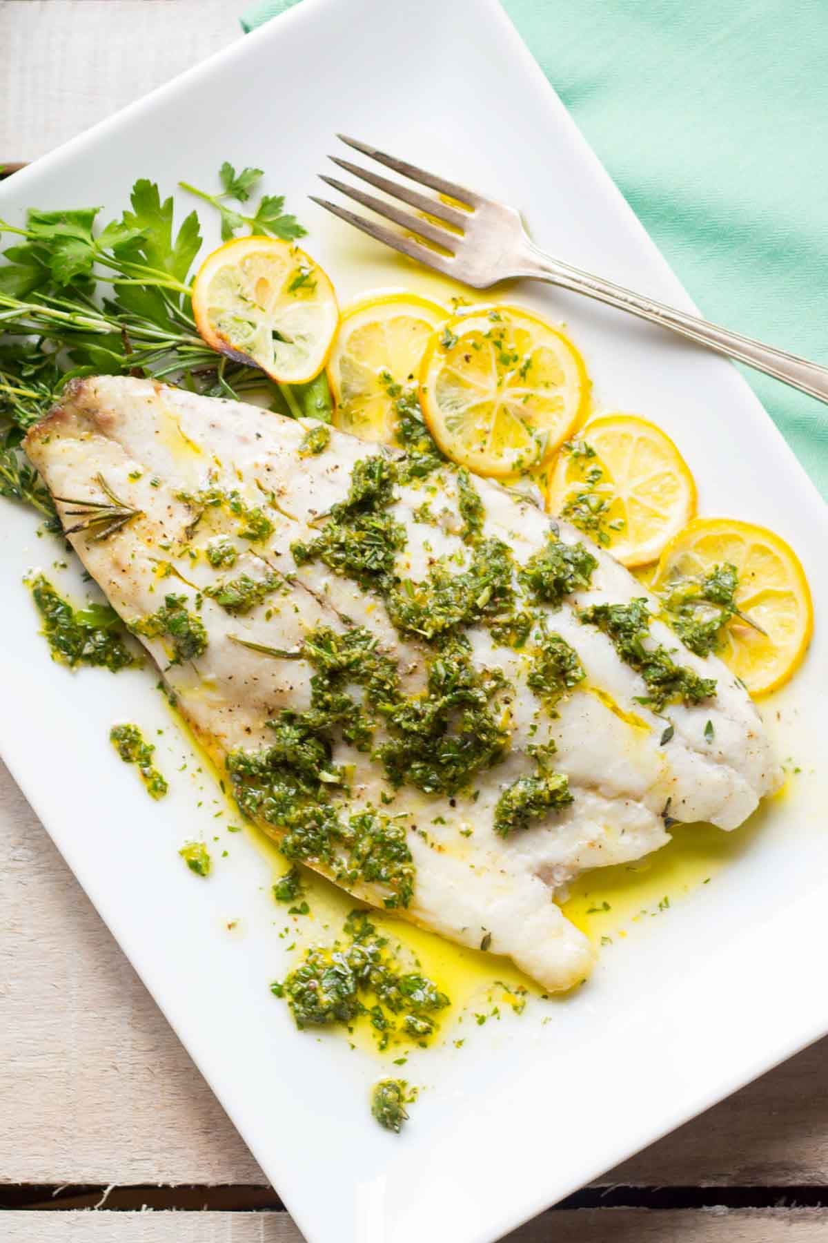 Lemon Herb Baked Fish Recipe