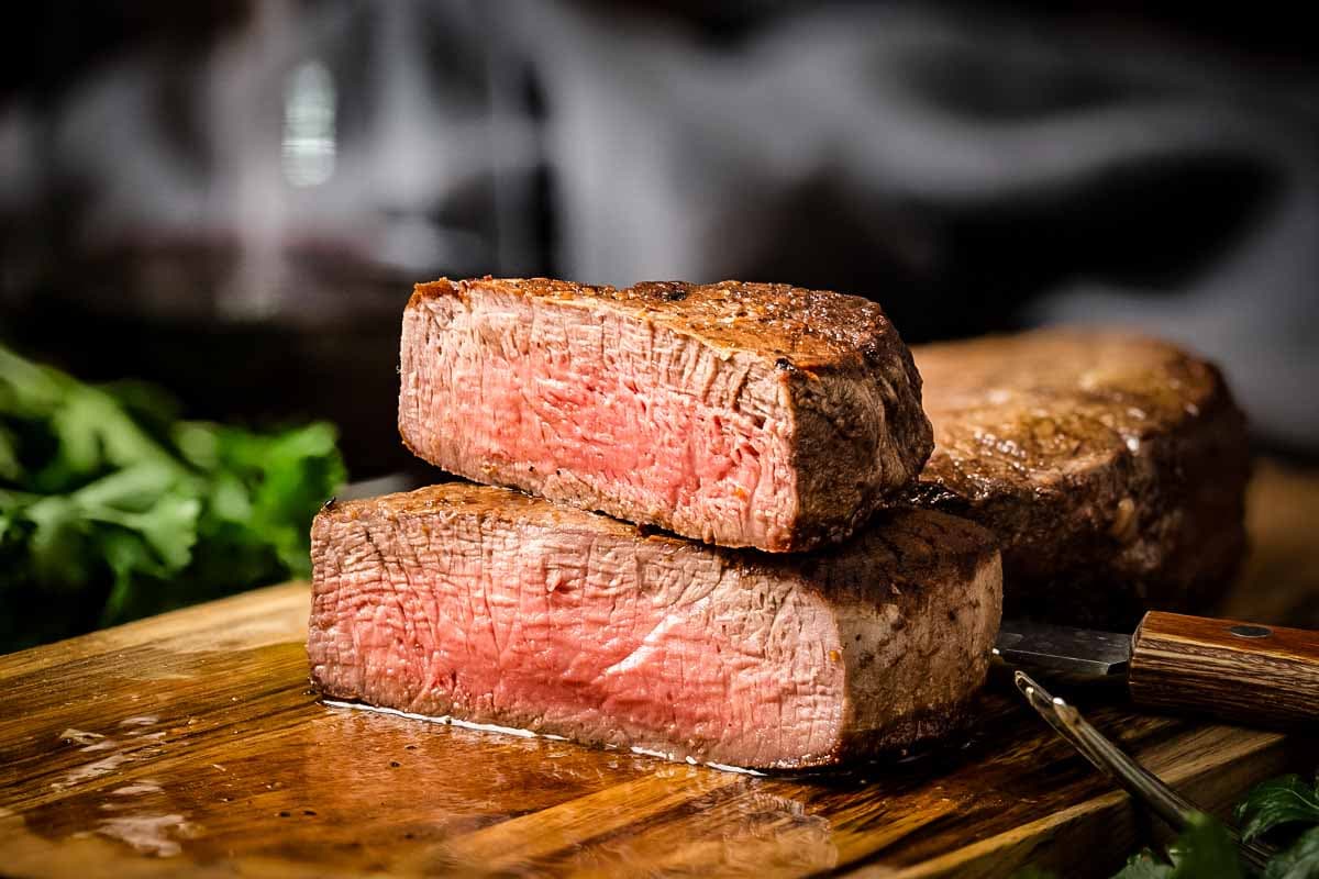 Cast Iron Filet Mignon Steak
