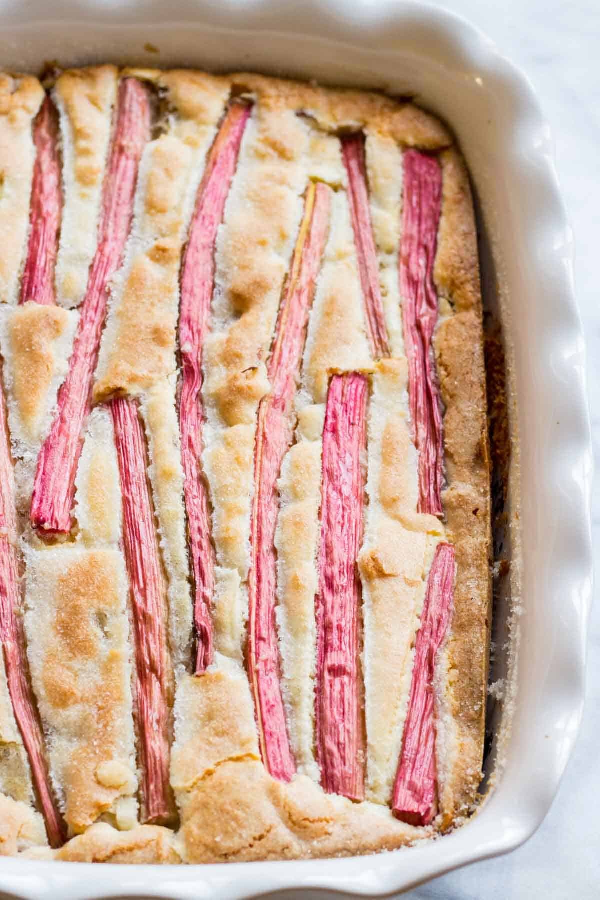 Rhubarb Cake