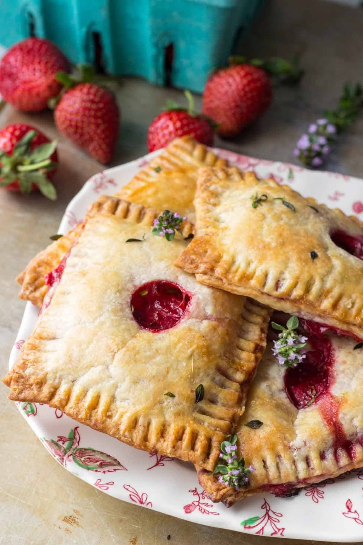 Strawberry Goat Cheese Pop Tarts