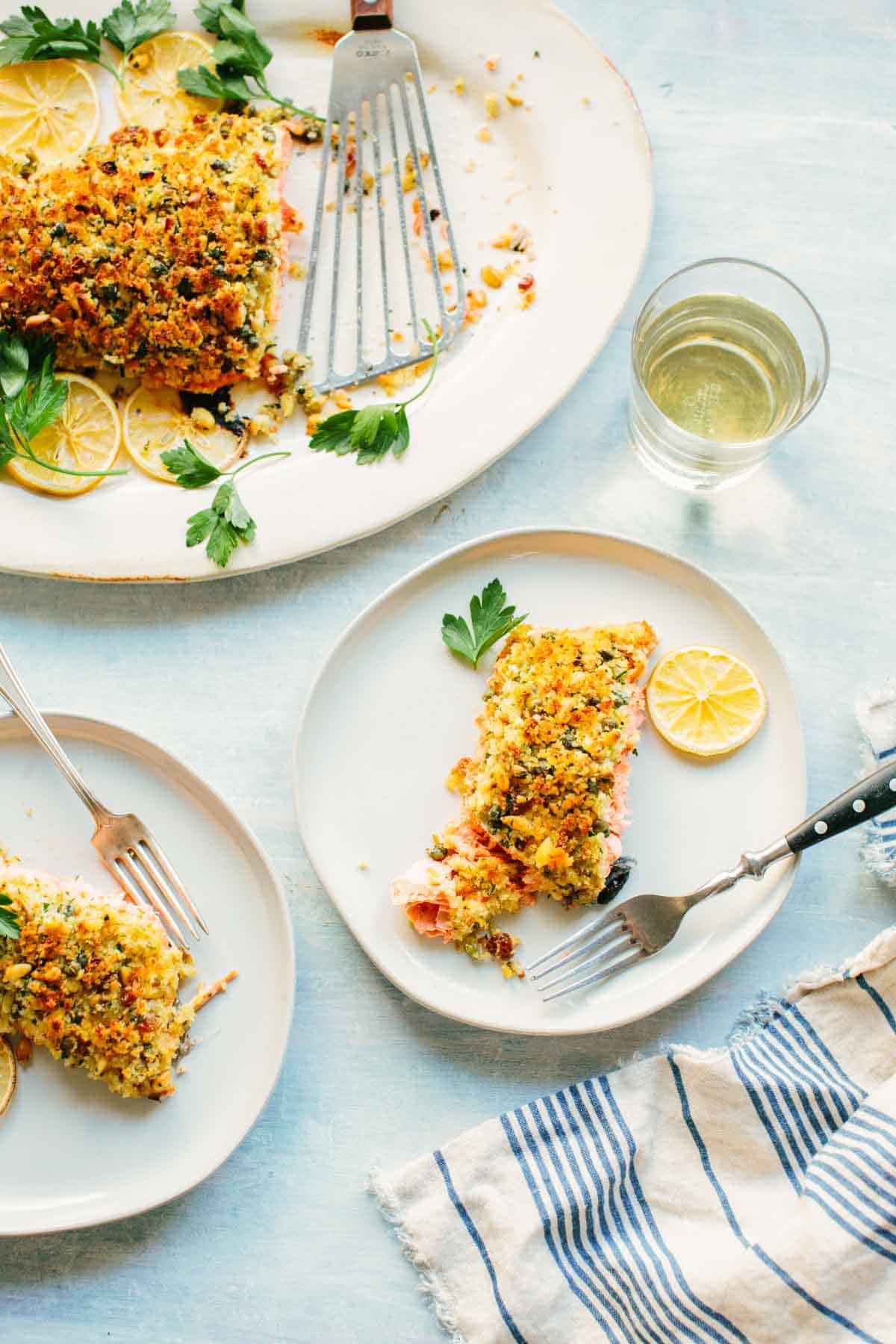 Sicilian Baked Salmon