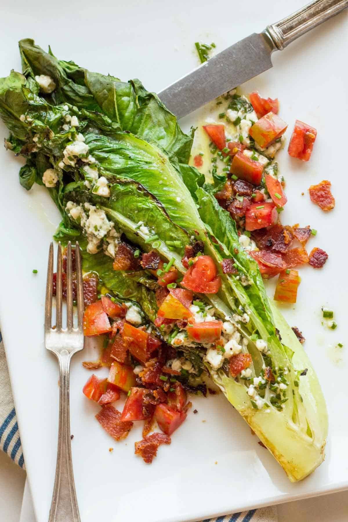 Grilled Romaine Wedge Salad