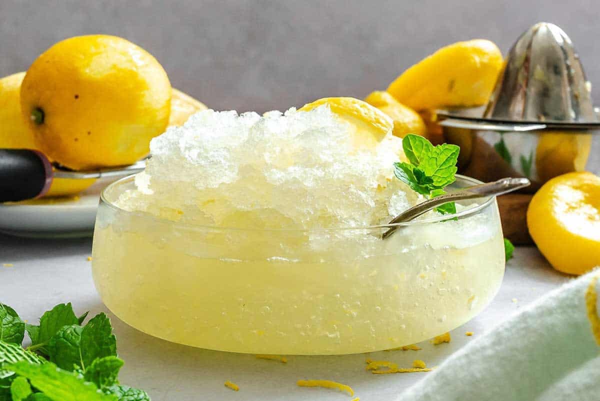 Granita al Limone (Lemon Granita)