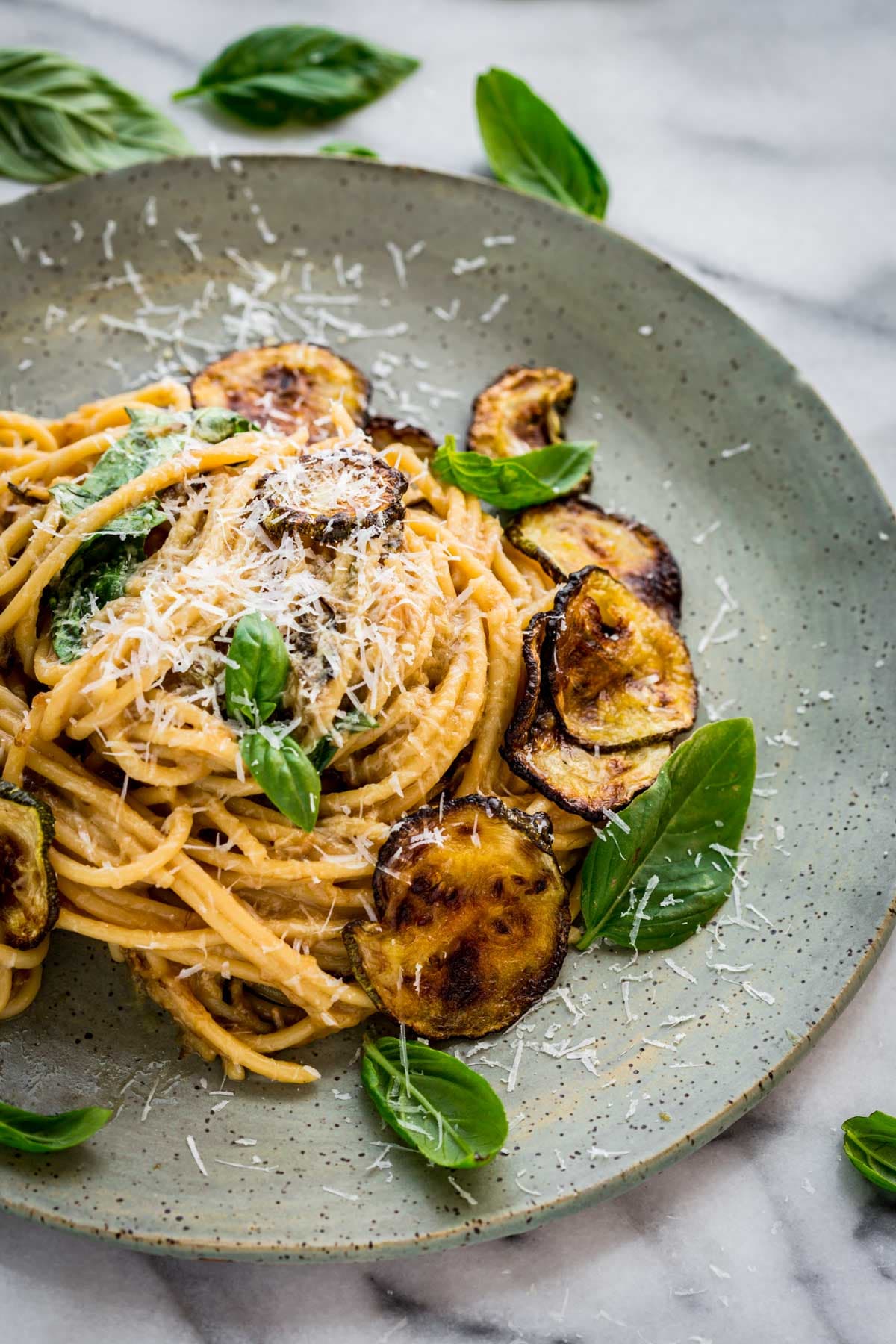 Zucchini Pasta Recipe (Spaghetti alla Nerano)