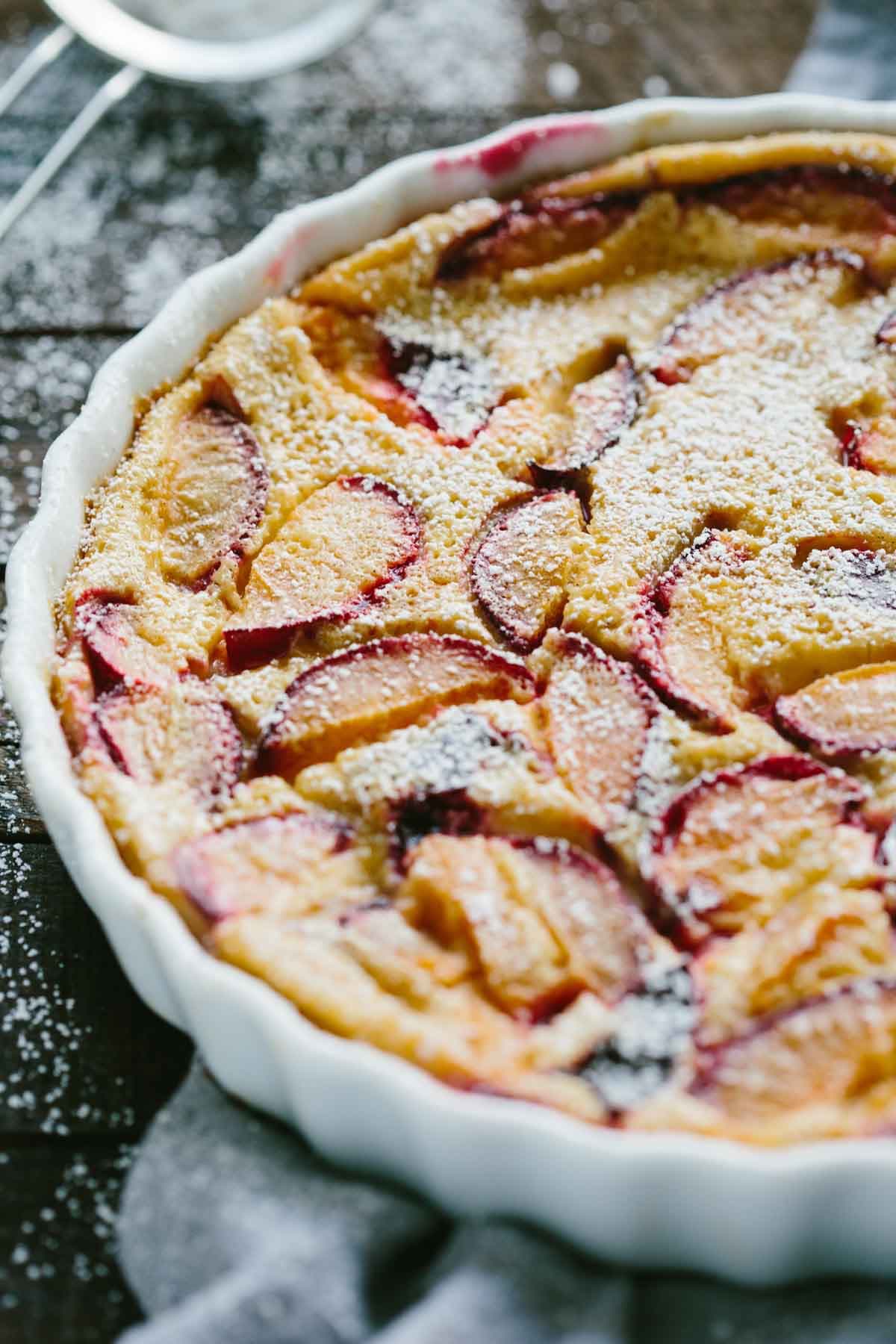 Brown Sugar Plum Clafoutis