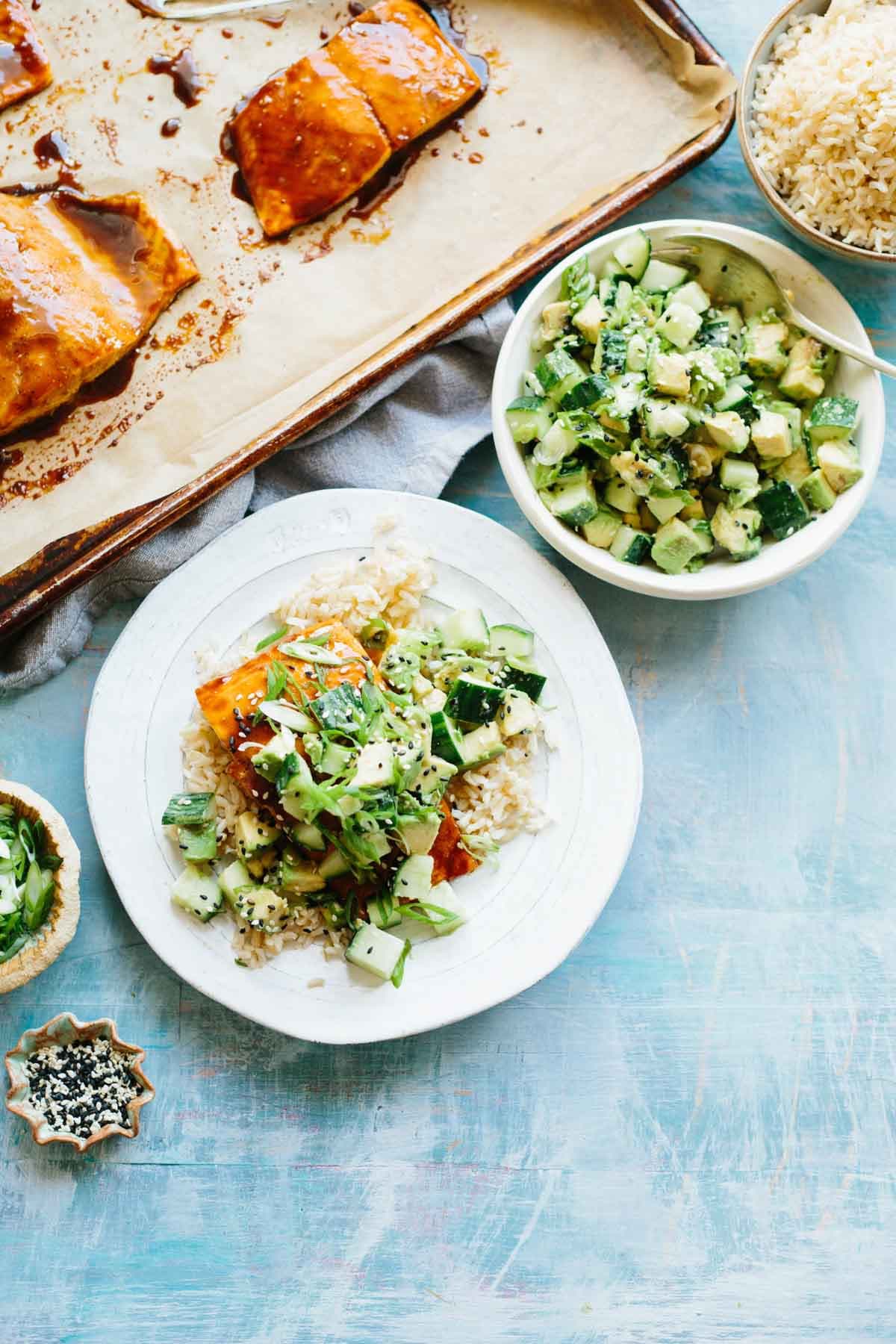 20 Minute Maple Soy Salmon