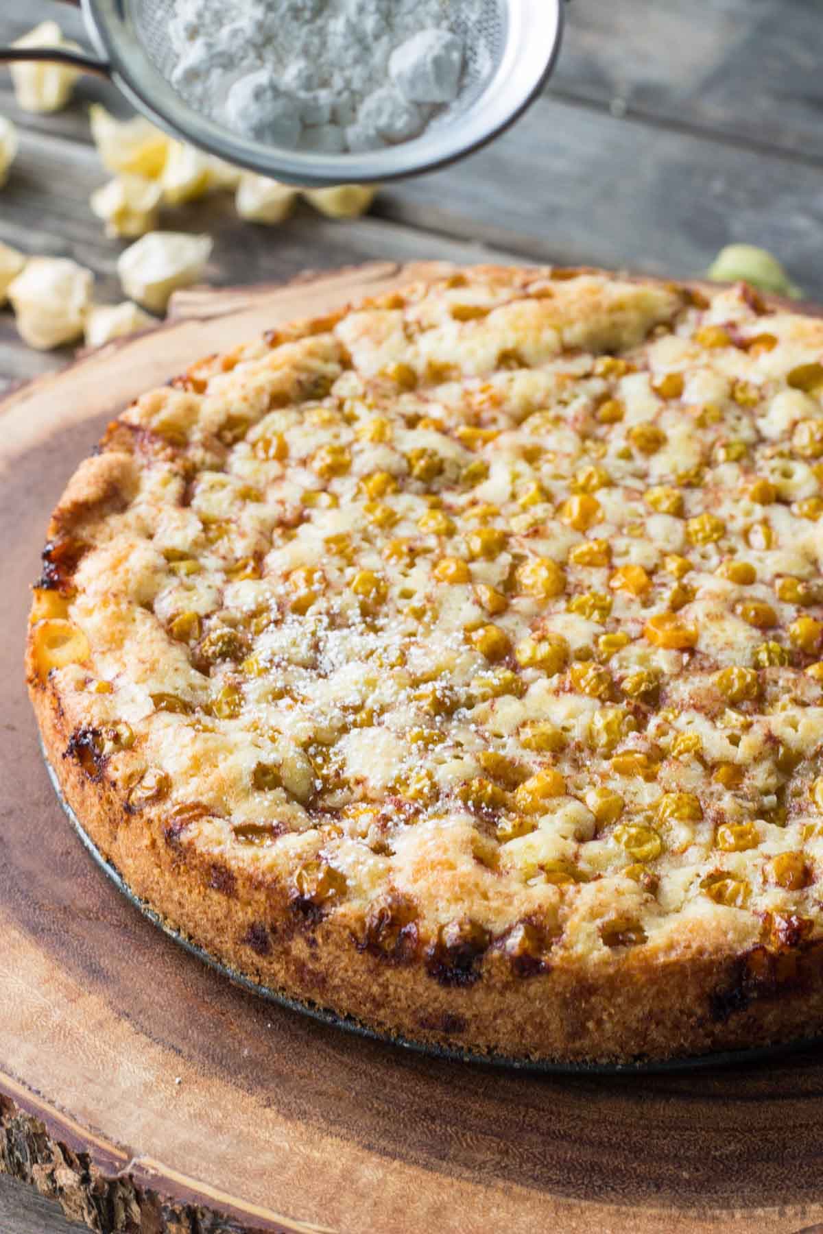 Easy Ground Cherry Cake Recipe